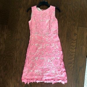Pink lace dress from New York & Company (worn 1x!)